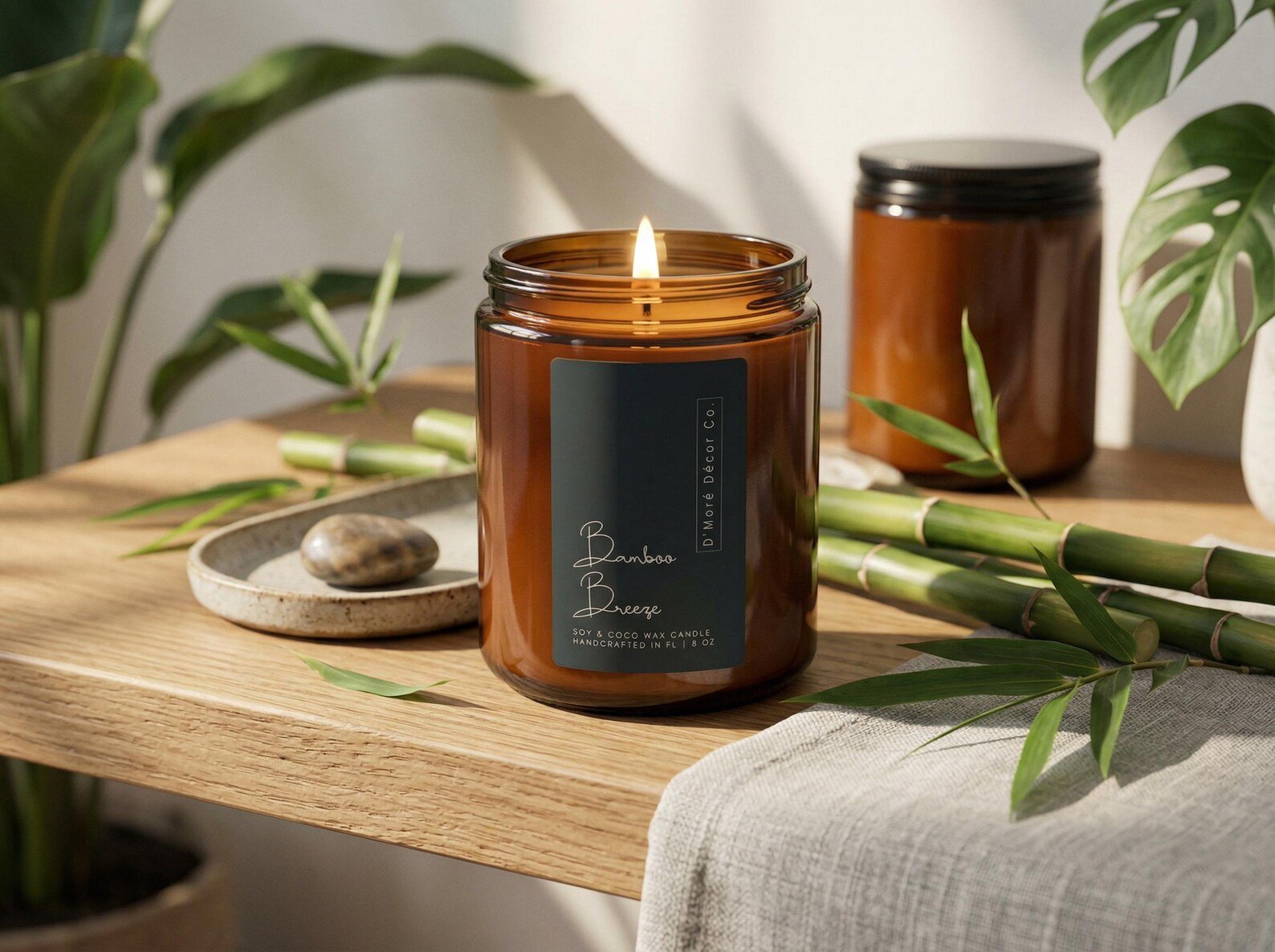 Bamboo Breeze Scented Candle
